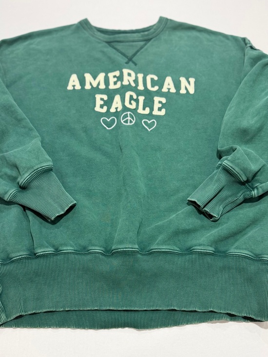 American Eagle Outfitters Tops - American Eagle Forest Green Waffle Knit Top